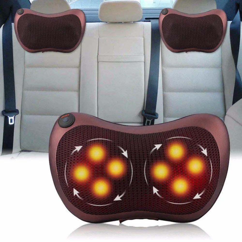 Electric Neck & Body Massage Pillow – Relaxing Shiatsu Massager
