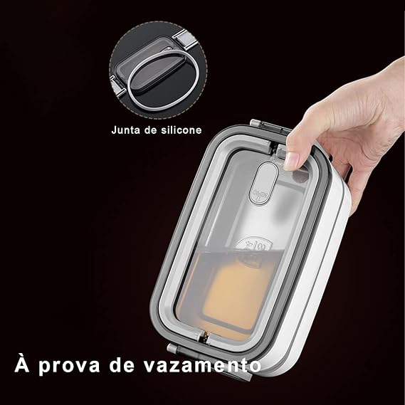Leak-Proof Meal Prep Lunch Box – Portable Food Container for Work & School