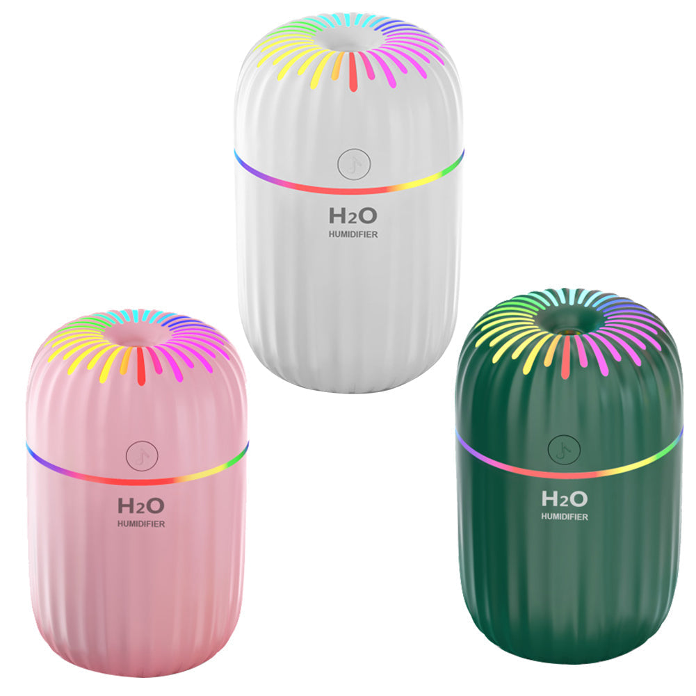 3-in-1 Air Humidifier – Aroma Diffuser, LED Night Light & Air Purifier